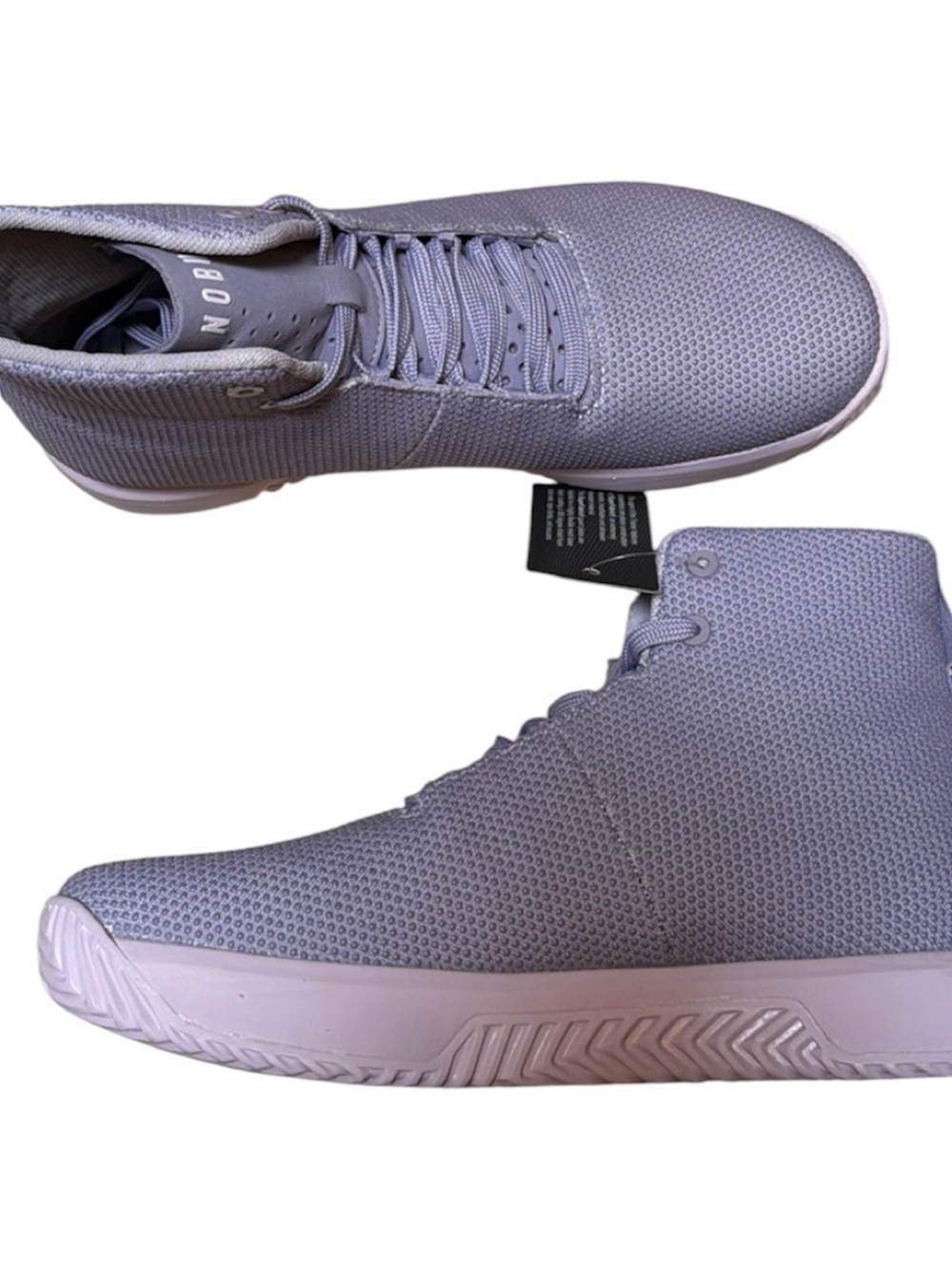 NOBULL Lavender Knit High-Top Athletic Sneakers NEW